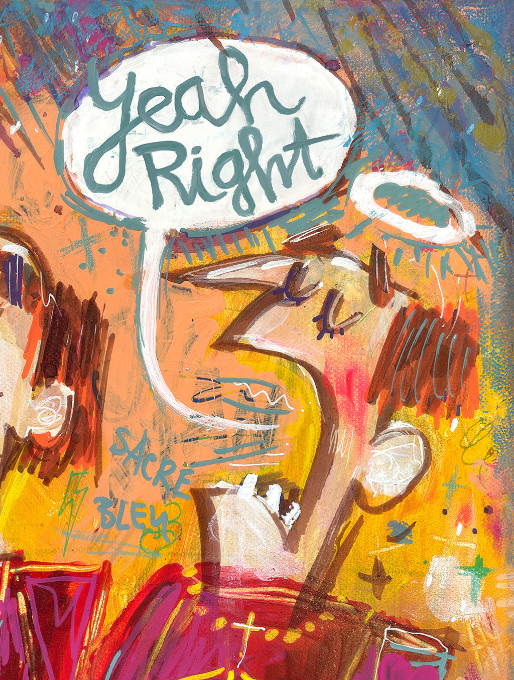 HalleluYeahRight - Print