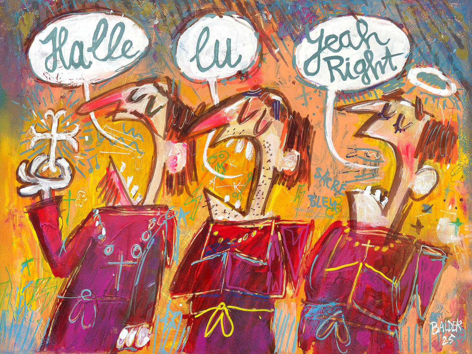 HalleluYeahRight - Print